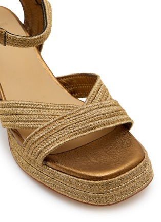 Detail View - Click To Enlarge - CASTAÑER - Vallita 70 Jute Espadrille Platform Wedges