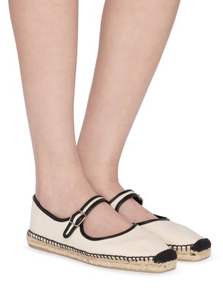 Figure View - Click To Enlarge - CASTAÑER - Padua Canvas Espadrille Mary Janes