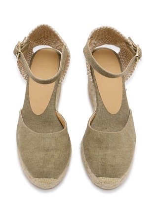 Detail View - Click To Enlarge - CASTAÑER - Carol 60 Canvas Espadrille Platform Wedges