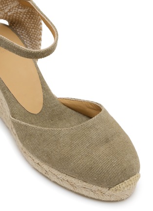 Detail View - Click To Enlarge - CASTAÑER - Carol 60 Canvas Espadrille Platform Wedges