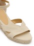Detail View - Click To Enlarge - CASTAÑER - Bruna 60 Canvas Espadrille Platform Wedges