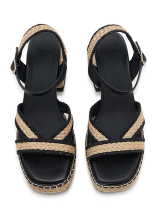 Detail View - Click To Enlarge - CASTAÑER - Vanish 90 Platform Jute Espadrille Sandals
