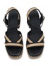 Detail View - Click To Enlarge - CASTAÑER - Vanish 90 Platform Jute Espadrille Sandals