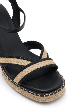 Detail View - Click To Enlarge - CASTAÑER - Vanish 90 Platform Jute Espadrille Sandals