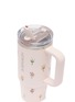 Detail View - Click To Enlarge - STANLEY - The Quencher ProTour Flip Straw Lid Tumbler 30oz — Rose Quartz Bouquets