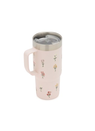 Detail View - Click To Enlarge - STANLEY - The Everyday Suburban Mug 16oz — Rose Quartz Bouquets