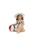 DEKORATIEF Beach Lady Beach Ball Figurine