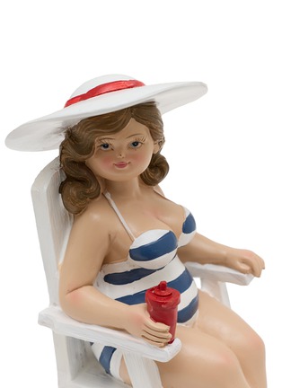 Detail View - Click To Enlarge - DEKORATIEF - Sunlounger Girl Figurine