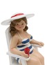 Detail View - Click To Enlarge - DEKORATIEF - Sunlounger Girl Figurine