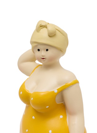 Detail View - Click To Enlarge - DEKORATIEF - Yellow Swimsuit Lady Figurine