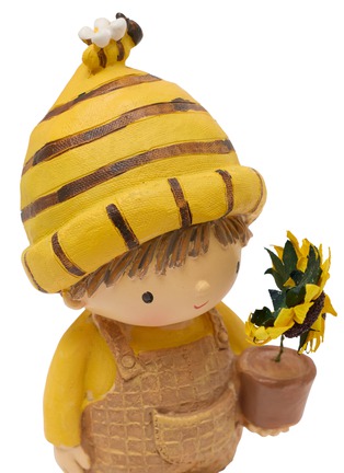 Detail View - Click To Enlarge - DEKORATIEF - Sunflower Boy Figurine