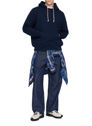 Figure View - Click To Enlarge - EDWIN - Drawstring Hoodie