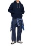 Figure View - Click To Enlarge - EDWIN - Drawstring Hoodie