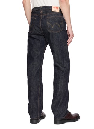 Back View - Click To Enlarge - EDWIN - Basic Regular Straight Leg Denim Jeans