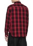 Back View - Click To Enlarge - EDWIN - Chequered Cotton Flannel Work Shirt