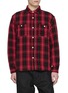 EDWIN Chequered Cotton Flannel Work Shirt