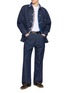 Figure View - Click To Enlarge - EDWIN - Hinomaru One Point Printed Cotton T-Shirt