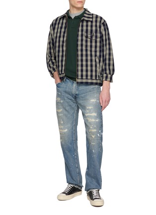 Figure View - Click To Enlarge - EDWIN - Cotton Piqué Polo Shirt