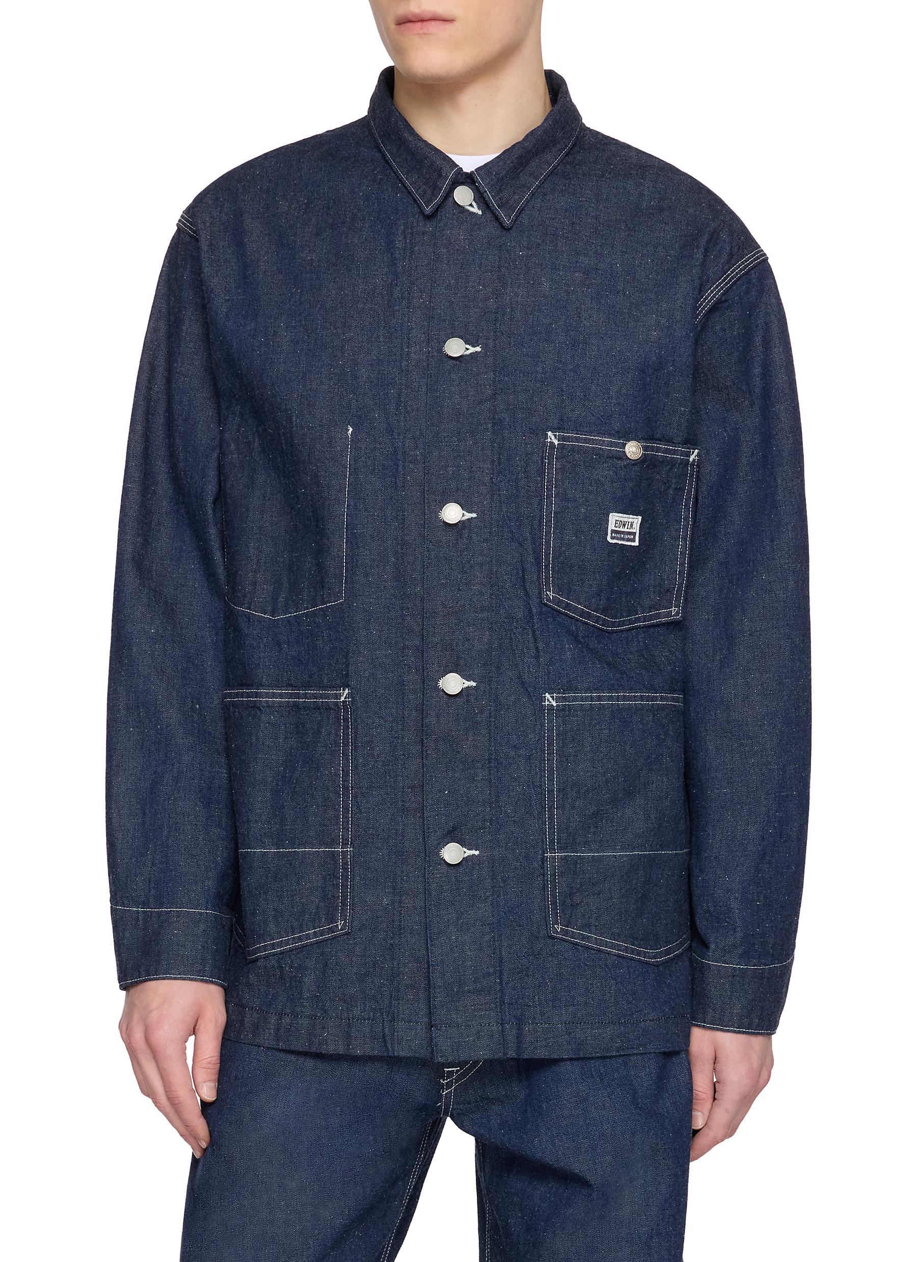 EDWIN | Nep Denim Coverall Jacket | Men | Lane Crawford