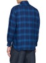 Back View - Click To Enlarge - EDWIN - Chequered Cotton Flannel Shirt