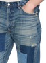  - EDWIN - Distressed Patchwork Straight Leg Denim Jeans