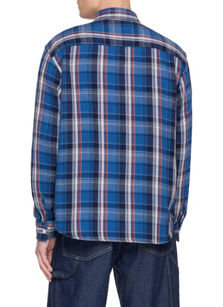 Back View - Click To Enlarge - EDWIN - Chequered Work Shirt