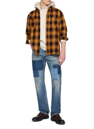 Figure View - Click To Enlarge - EDWIN - Cotton Hoodie