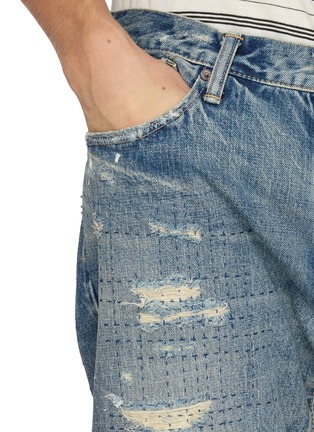 - EDWIN - Distressed Wash Regular Straight Leg Denim Jeans
