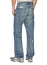 Back View - Click To Enlarge - EDWIN - Distressed Wash Regular Straight Leg Denim Jeans