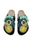 Detail View - Click To Enlarge - NAN-KU COUTURE - EBK-11 Suede Clogs