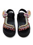 Detail View - Click To Enlarge - NAN-KU COUTURE - EKS-10H Platformed Sandals