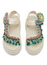 Detail View - Click To Enlarge - NAN-KU COUTURE - EKS-10H Platformed Sandals
