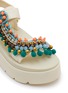 Detail View - Click To Enlarge - NAN-KU COUTURE - EKS-10H Platformed Sandals