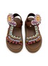 Detail View - Click To Enlarge - NAN-KU COUTURE - EKS-10H Platformed Sandals
