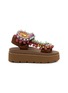 NAN-KU COUTURE EKS-10H Platformed Sandals