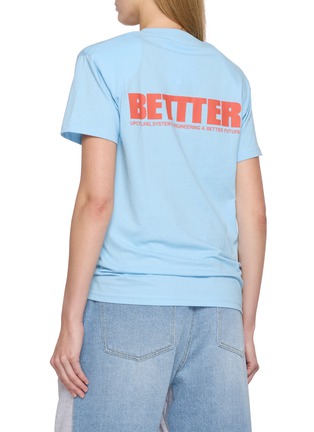 Back View - Click To Enlarge - BETTTER - Printed Crewneck T-Shirt