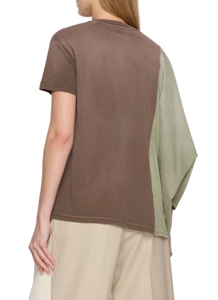 Back View - Click To Enlarge - BETTTER - Asymmetric Hybrid Double T-Shirt