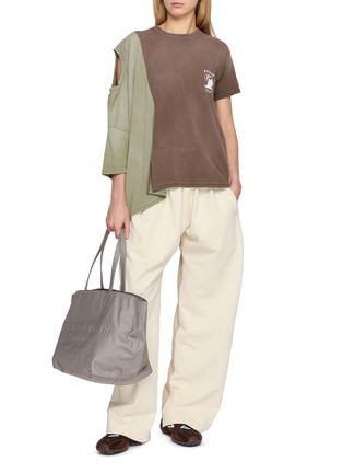 Figure View - Click To Enlarge - BETTTER - Asymmetric Hybrid Double T-Shirt