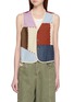 LAOWLA Patchwork Bead Embroidery Panel Vest