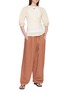 Figure View - Click To Enlarge - LAOWLA - Embroidered Detail Henley Collar Top