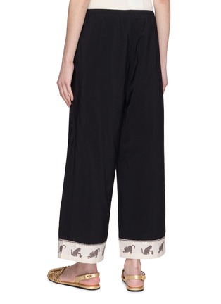 Back View - Click To Enlarge - LAOWLA - Floral Hem Pants