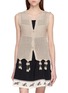 LAOWLA Foxtail Pendant Open Knit Vest
