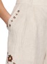  - LAOWLA - Hand Embroidered Linen Shorts