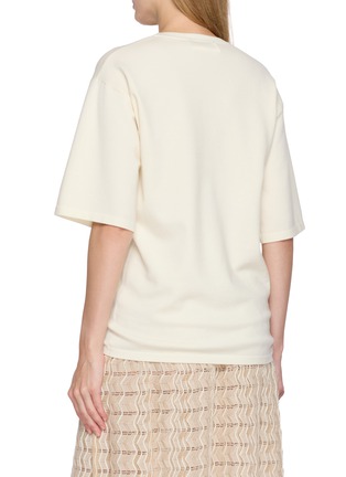 Back View - Click To Enlarge - SWAYING - Crewneck Knit T-Shirt