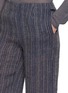  - SWAYING - Striped Loose Straight Leg Linen Pants