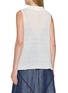 Back View - Click To Enlarge - SWAYING - Polo Collar Linen Silk Vest