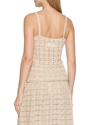 Back View - Click To Enlarge - SWAYING - Pleated Cotton Blend Camisole Top