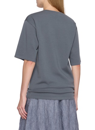 Back View - Click To Enlarge - SWAYING - Crewneck Knit T-Shirt