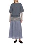 Figure View - Click To Enlarge - SWAYING - Crewneck Knit T-Shirt