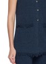  - SWAYING - V-Neck Tassel Pocket Long Vest